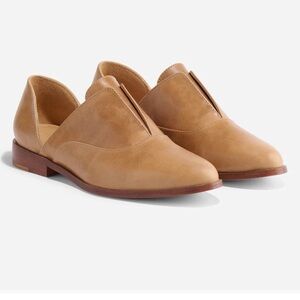 Nisolo Emma d’Orsay Almond Leather Loafers
